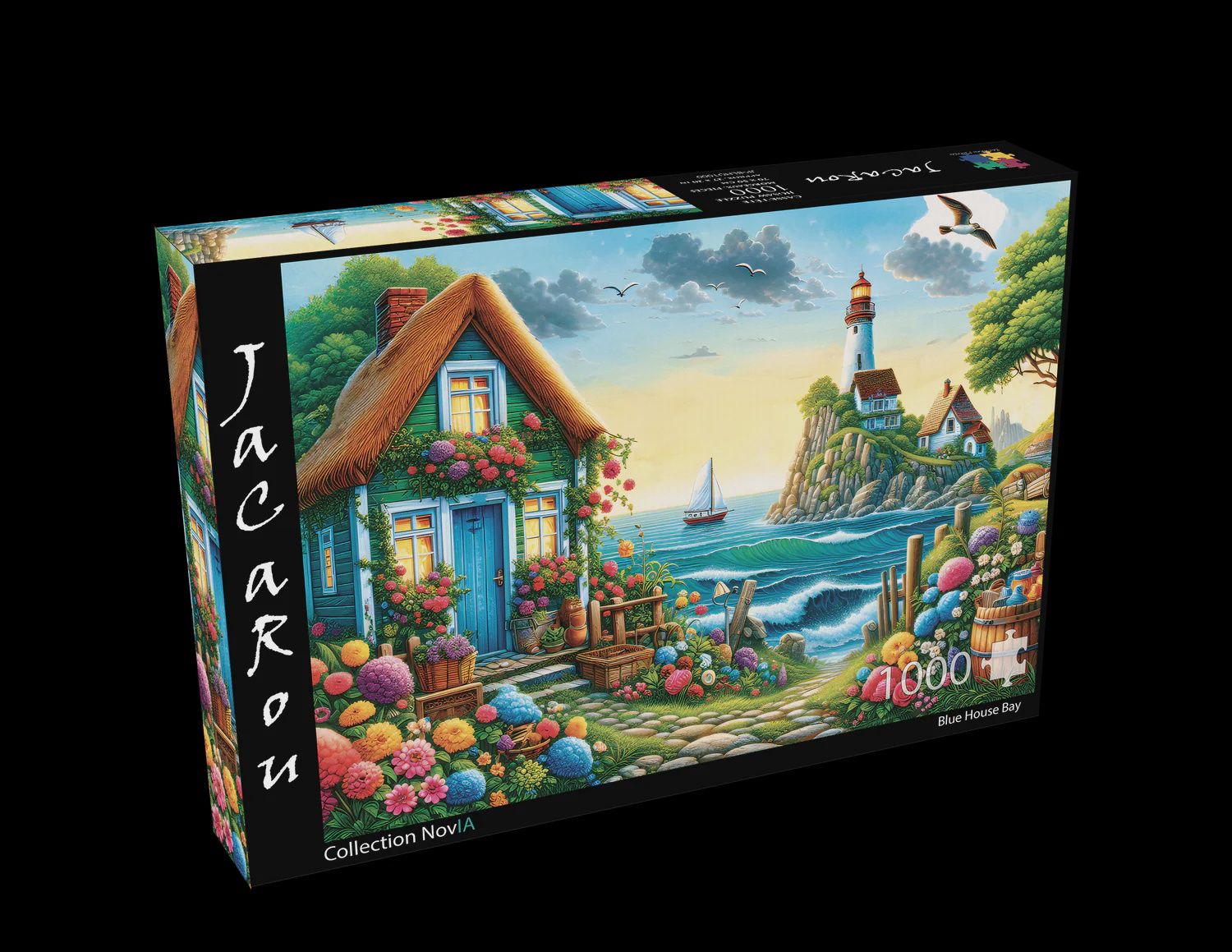 CASSE-TÊTE 1000 PIÈCES JACAROU - BLUE HOUSE BAY