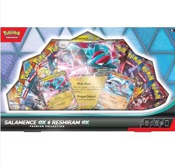POKEMON - SALAMENCE EX &amp; RESHIRAM EX PREMIUM COLLECTION