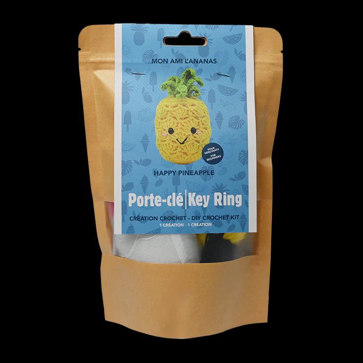 CRÉATION CROCHET - PORTE-CLÉ MON AMI L'ANANAS