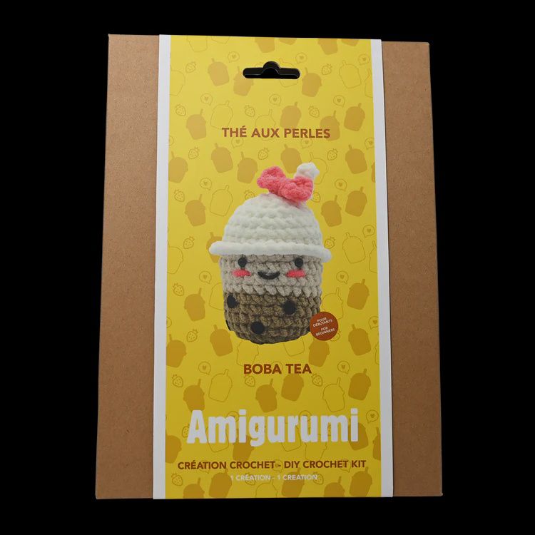 AMIGURUMI - KIT DIY CROCHET: THÉ BOBA