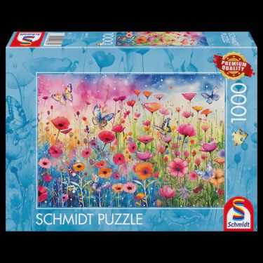 CASSE-TÊTE DE 1000 PIÈCES SCHMIDT - PRÉ DE COQUELICOT