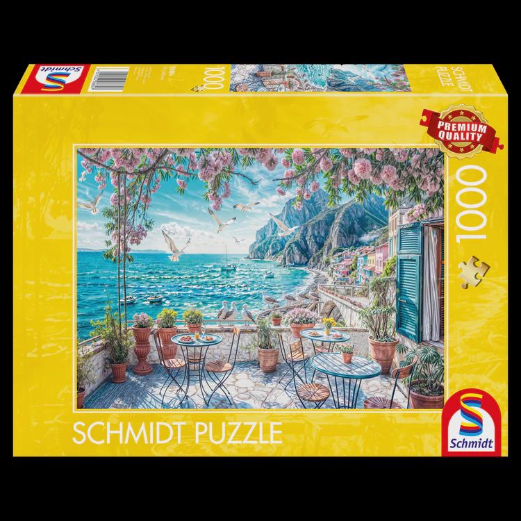 CASSE-TÊTE 1000 PIÈCES SCHMIDT - TERRASSE SUR LA MER