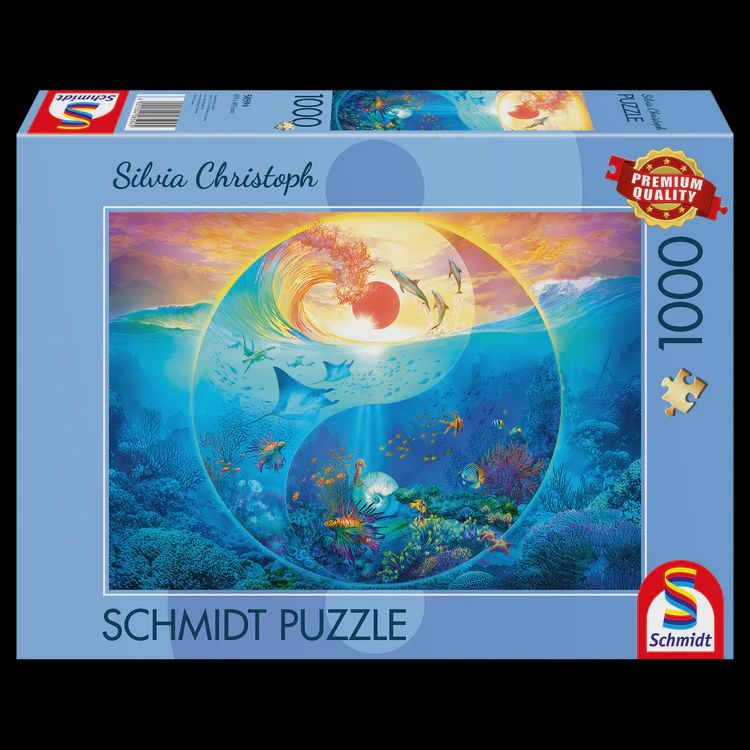 CASSE-TÊTE 1000 PIÈCES SCHMIDT - YIN ET YANG DANS LE MONDE MARIN