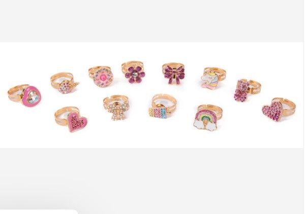 BAGUE TOUPIE BLING BLING