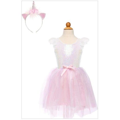 TUTU LICORNE DE RÊVE AVEC SERRE-TÊTE CORNE 5-6 ANS