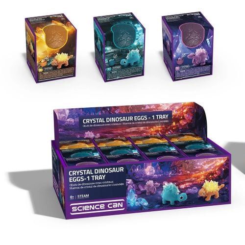 Kit de croissance de dinosaure en cristaux