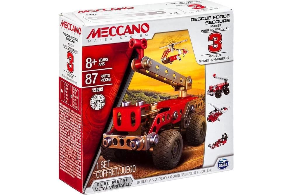 MECCANO 3 EN 1 -ÉQUIPE DE SECOURS