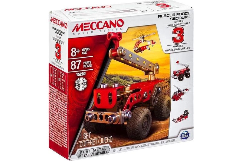 MECCANO 3 EN 1 -ÉQUIPE DE SECOURS