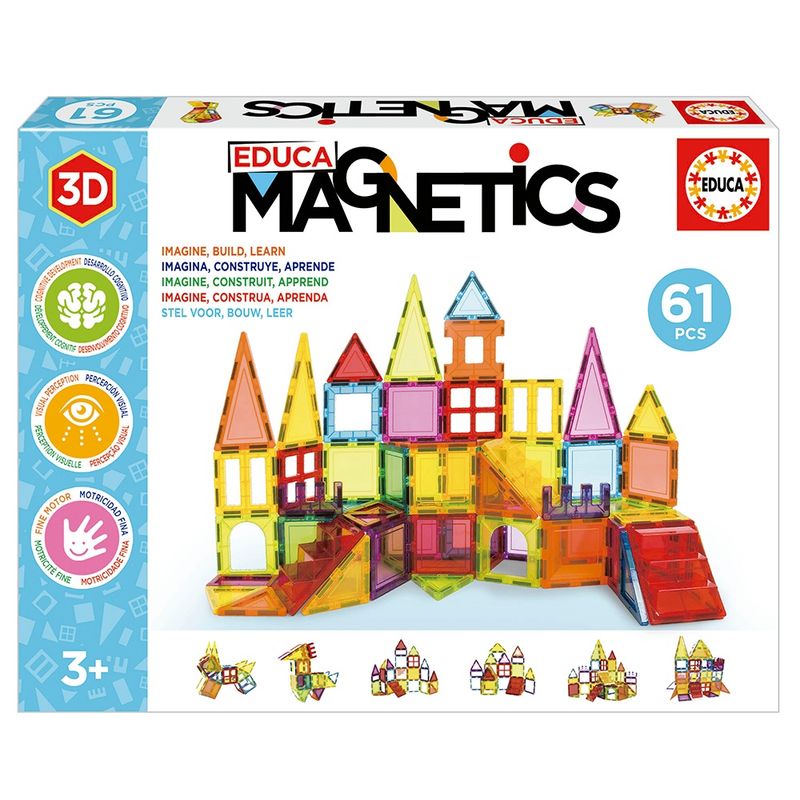 EDUCA - MAGNETICS 61 PIÈCES