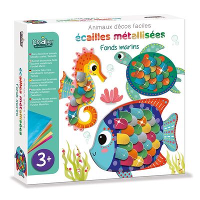 CREALIGN - ÉCAILLES MÉTALLISÉES FONDS MARINS