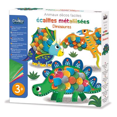 CREALIGN - ÉCAILLES MÉTALLISÉES DINOSAURES