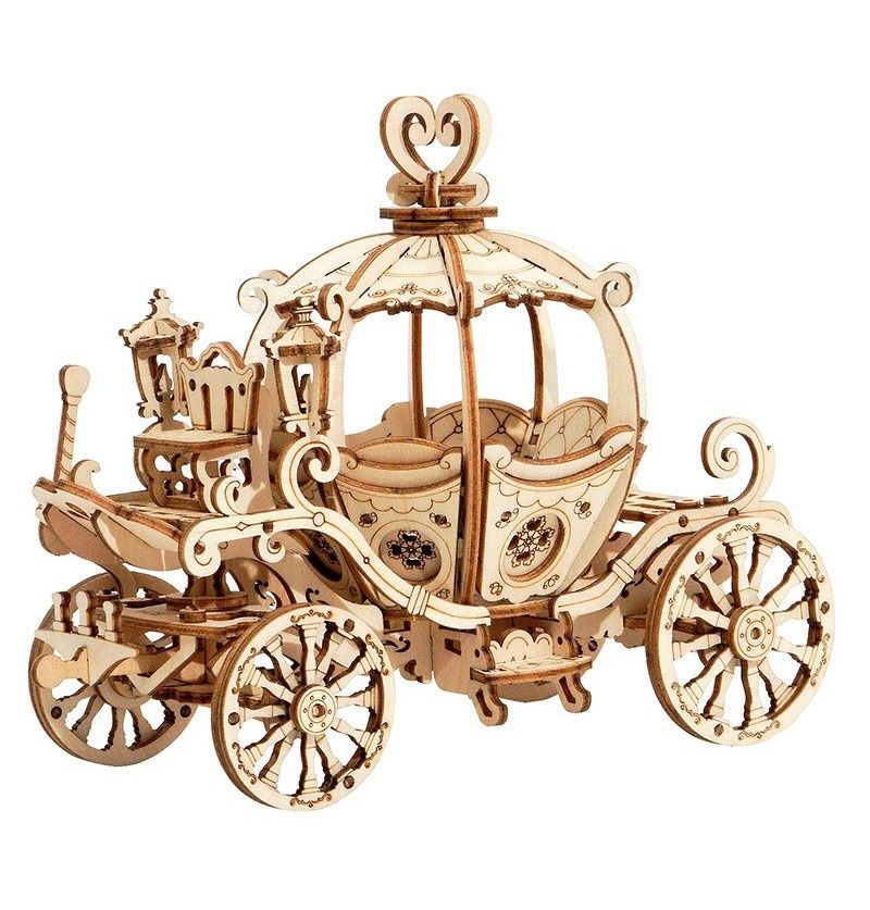 ROLIFE CASSE-TETE EN BOIS 3D CAROSSE ROYAL