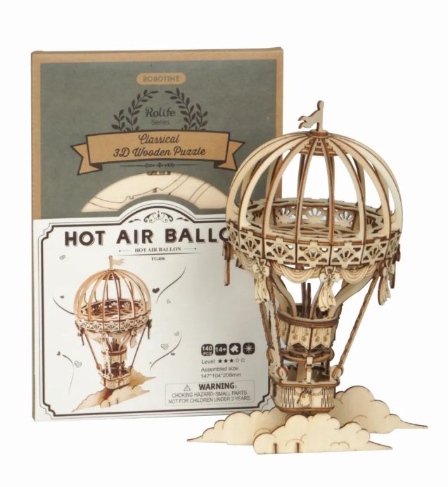ROLIFE PUZZLE EN BOIS 3D MONTGOLFIERE