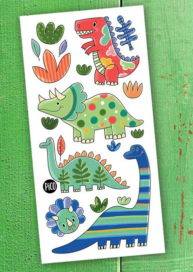 PICO TATOO -  LES DINOS COLORÉS