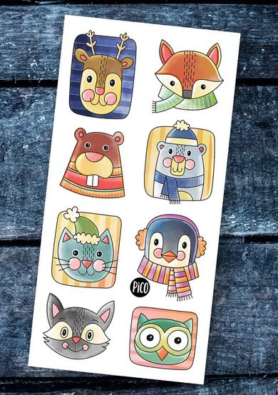 PICO TATOO - LES ANIMAUX HIVERNAUX