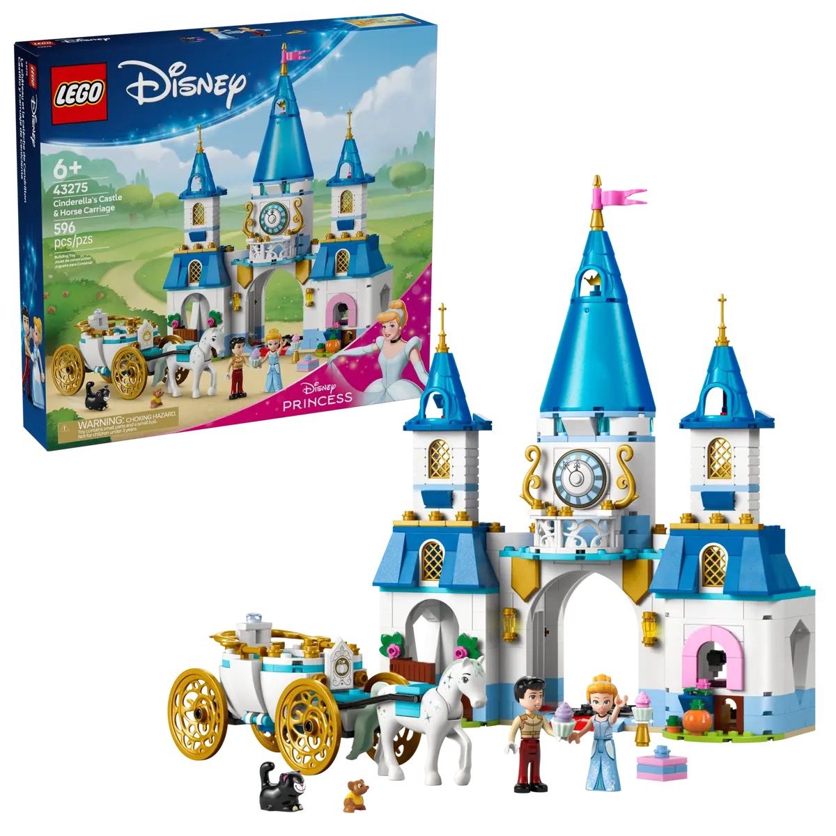 LEGO DISNEY 43275 - LE CHÂTEAU ET LA CALÈCHE