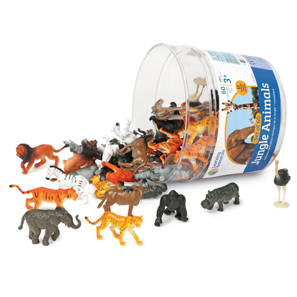 ANIMAUX DE LA JUNGLE A COMPTER