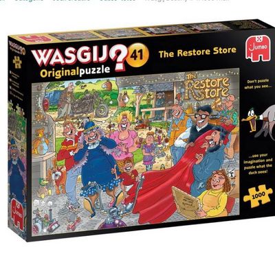 CASSE-TÊTE 1000 PIÈCES WASGIJ ORIGINAL NO41 - RESTAURATION COMPLÈTE