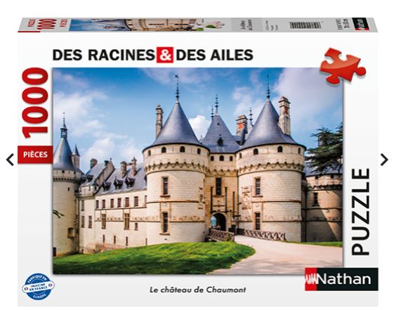 Casse-tête 1000 pièces Nathan - La château de chaumont