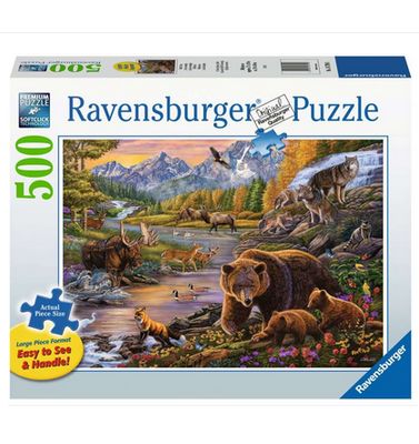 CASSE-TÊTE 500 PIÈCES XL RAVENSBURGER - LA VIE SAUVAGE