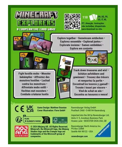 JEUX DE CARTE MINECRAFT EXPLORERS