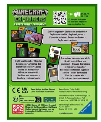 JEUX DE CARTE MINECRAFT EXPLORERS