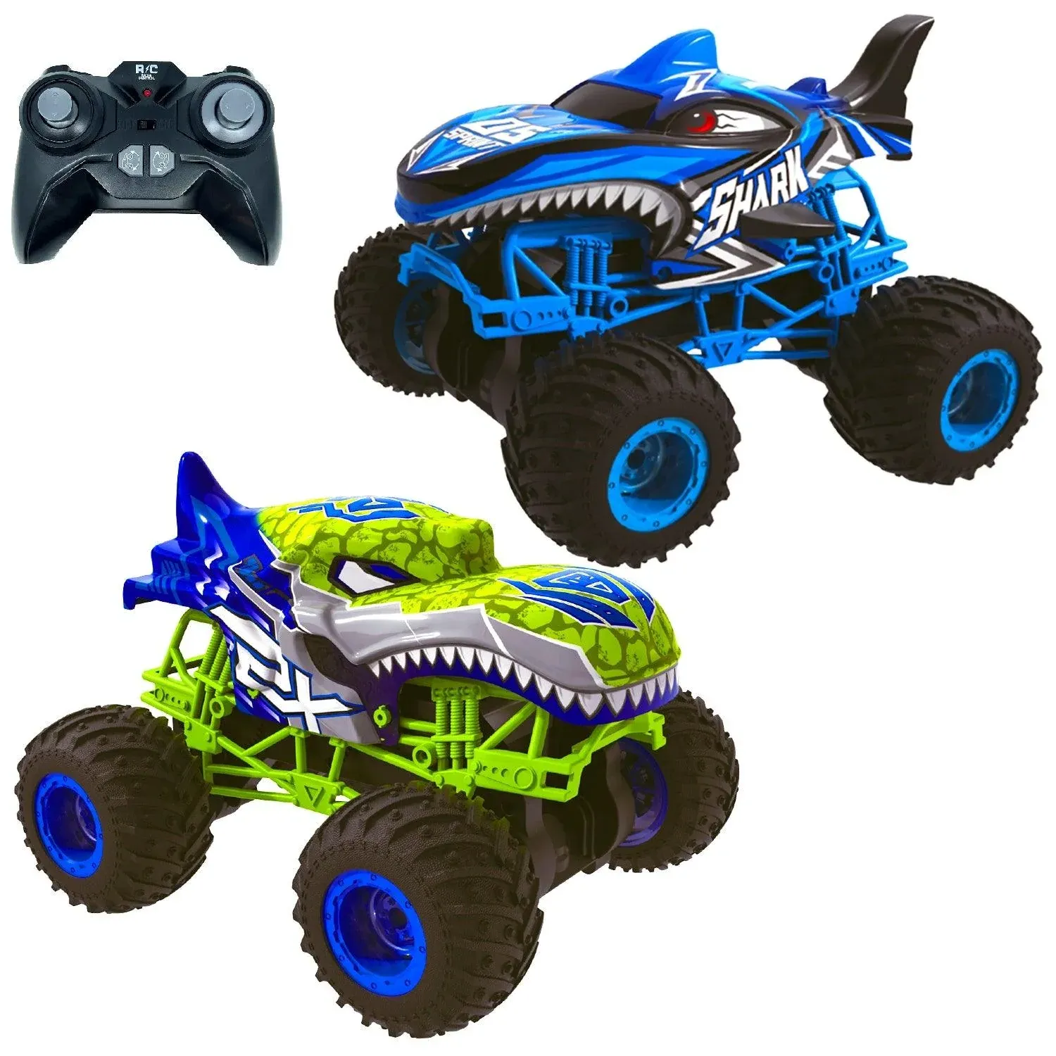 Téléguidé Stunt shark and monster