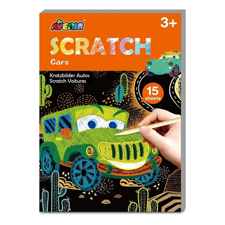 Scratch Art - Véhicules à gratter