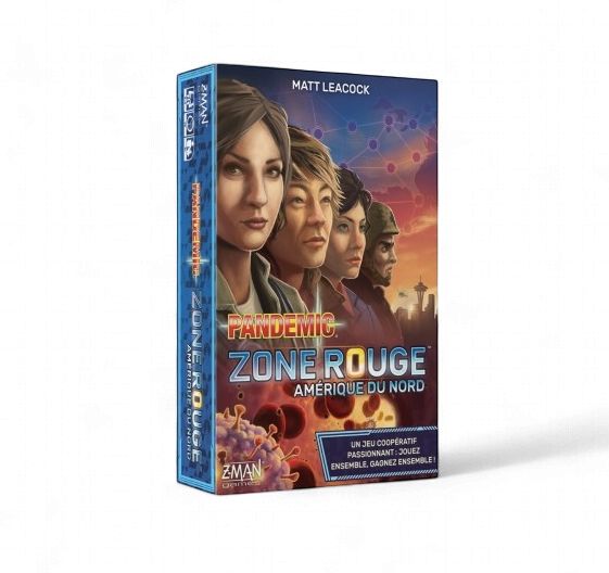 Pandemic zone rouge Amérique du Nord