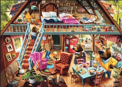 Casse-tête 1000 pièces Ravensburger - Boucle d'Or et les Trois Ours