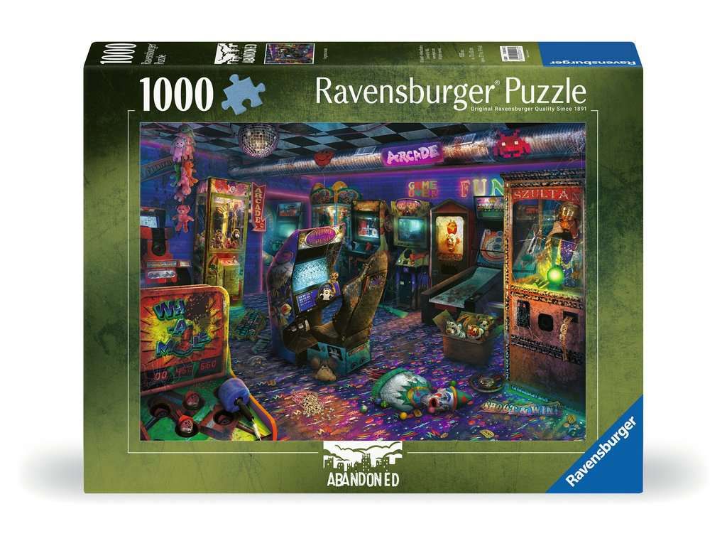 Casse-tête 1000 pièces Ravensburger Abondoned - Salle d'Arcade désertée