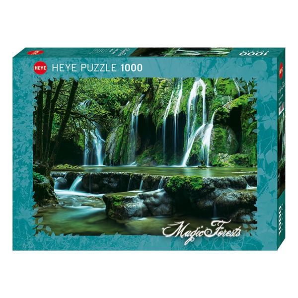 CASSE-TÊTE 1000 PIÈCES HEYE - CASCADES, FORÊTS MAGIQUES