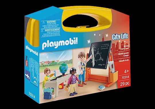 PLAYMOBIL 70314 - VALISETTE ÉCOLE