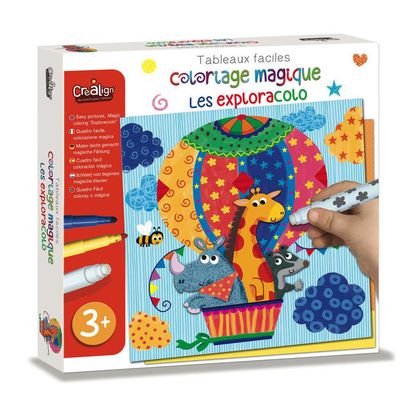 Coloriage magique exploracolo