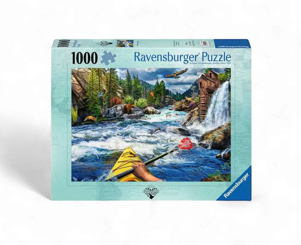 Casse-tête 1000 pièces Ravensburger - Kayak d'eau vive