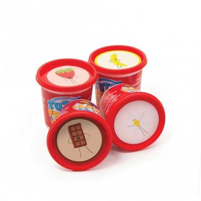Pâte à modeler Tutti Frutti - Recharge 4 pots parfums gateau