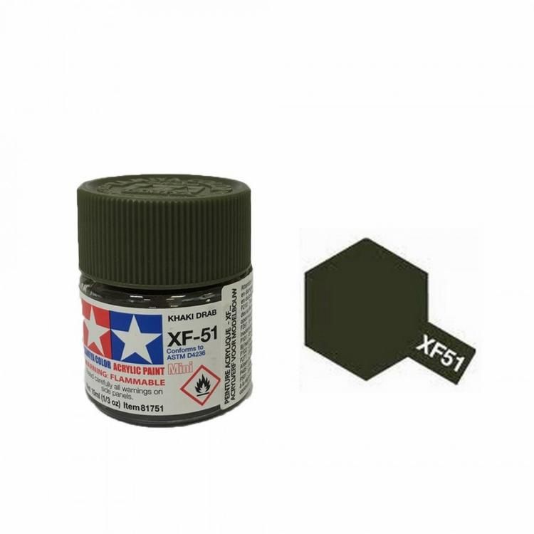 Peinture Tamiya kaki XF-51