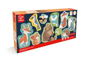 CASSE-TÊTE ÉVOLUTIFS 2X 2-3-4-5 ET 6 PIÈCES HAPE - LES AMIS DE LA FORÊT
