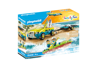 PLAYMOBIL 70436 - VOITURE AVEC CANOË