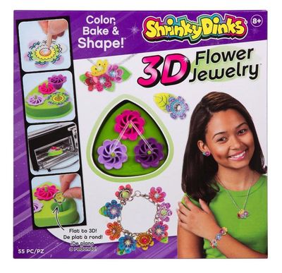 Shrinky fleurs 3D