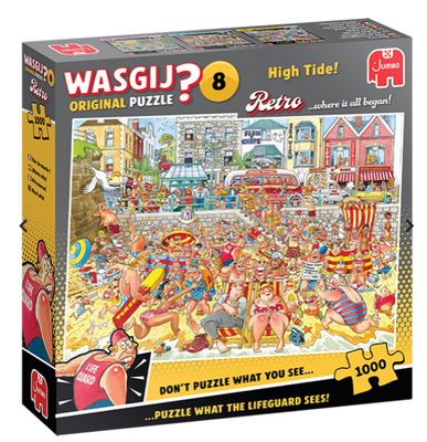 CASSE-TÊTE 1000 PIÈCES WASGIJ ORIGINAL RETRO NO8 - RAZ-DE-MARÉE