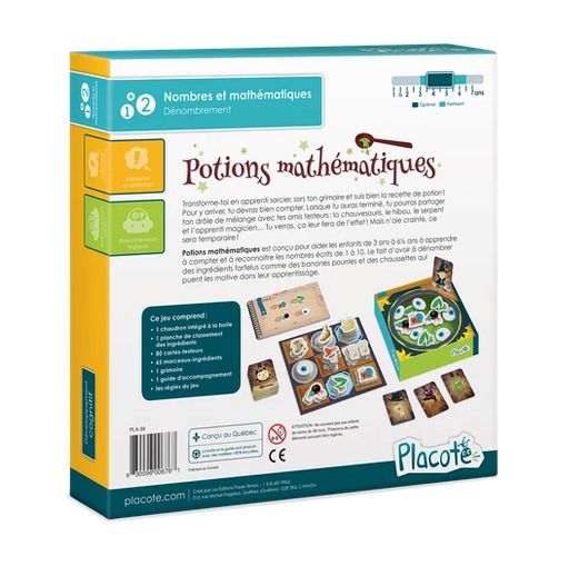 Placote -  Potions mathématiques (Dénombrement)