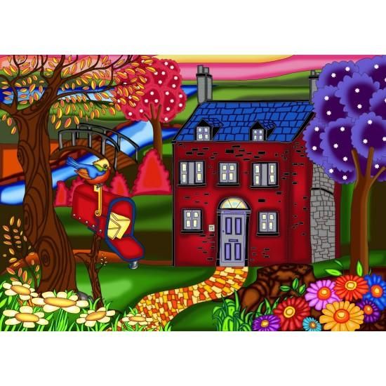 Broderie de diamants Jacarou - La maison rouge