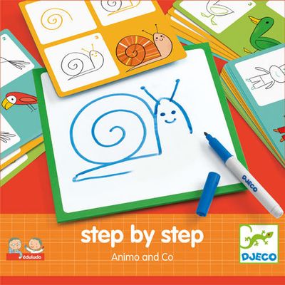 Djeco - Step by Step: Animaux