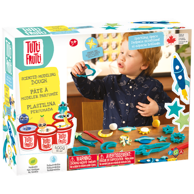 PÂTE À MODELER TUTTI FRUTTI SCINTILLANTE - KIT D'ESPACE