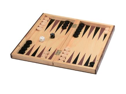 Ensemble 3 en 1 backgammon, échecs et dames