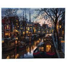 Broderie de diamants Crystal Art large - Canal Life