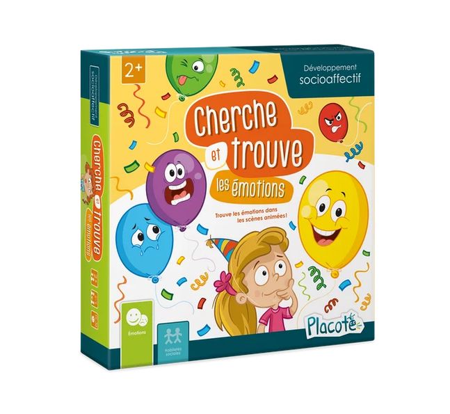 Placote - Cherche et trouve les émotions (Associer des émotions à des situations)