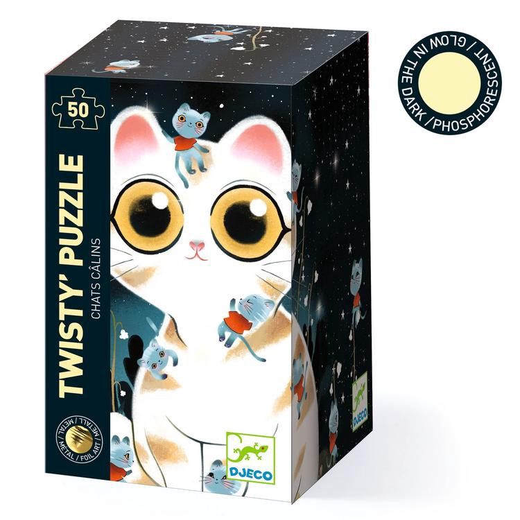 CASSE-TÊTE 50 PIÈCES DJECO - CHATS CALINS