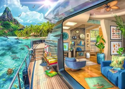 Casse-tête 1000 pièces Ravensburger - Croisière dans les tropiques